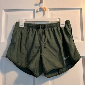 Olive Green Dri-Fit Nike Athletic Shorts